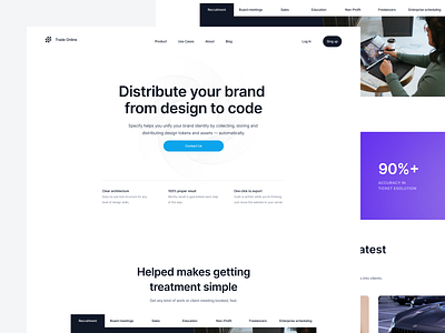 Trade Landing Page