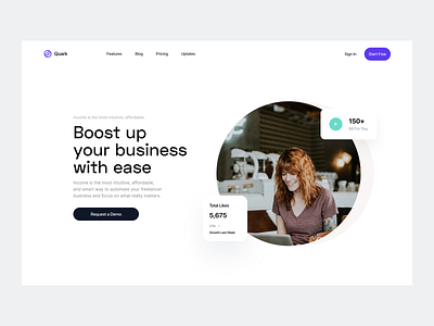 Quark Landing Page