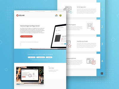 ZOLAR - solar energy online configurator animated ecommerce energy gif interaction solar sustainable ui ux