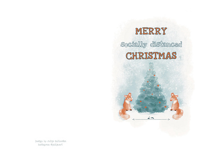 Christmas 2021 foldable card with Covid humor christmas christmas card christmas humor christmas illustration covid covid humor design graphic design illustration