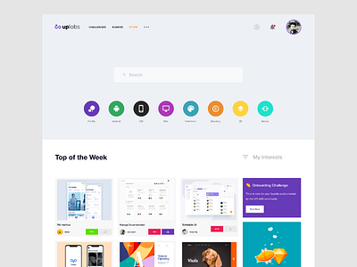 Uplabs HomePage Redesigned