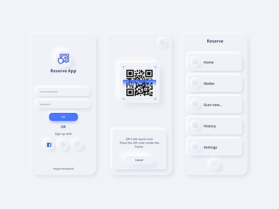 Welcome Reserve App UI Kit