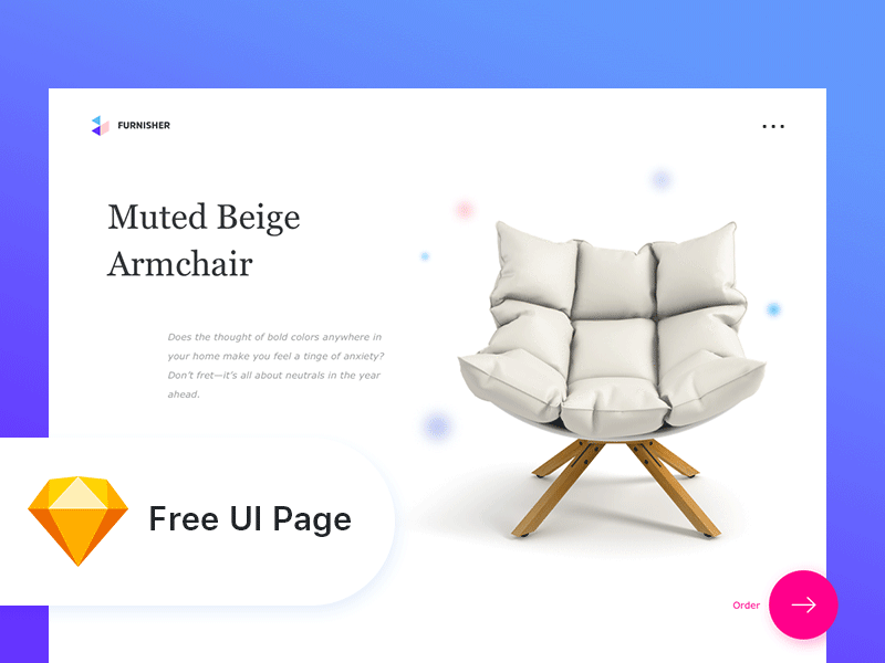 Download Furniture UI Page