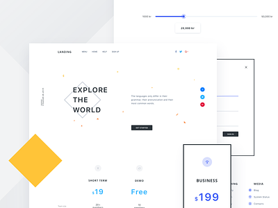 Page made with Landing Page Builder Kit
