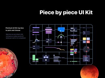 UI Kit Illustration for Cosmos UI