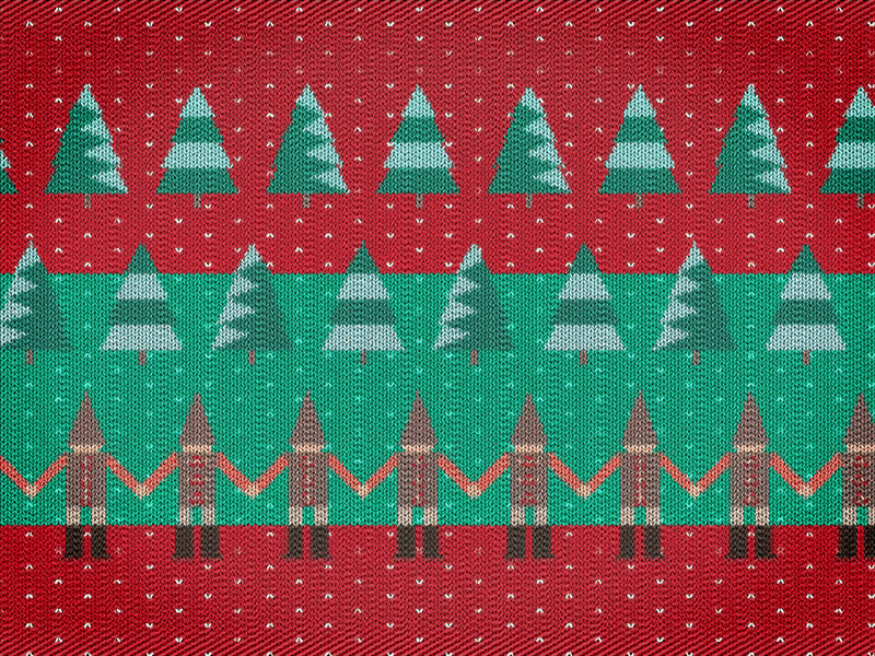 Knitted Christmas animation