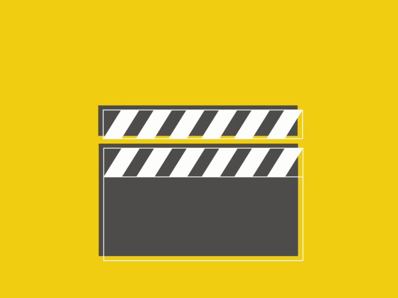 Stop! Cut! 2d aferteffects aftereffetcs animation camera flat gif illustration motion vector