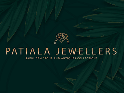 Patiala Jewelers branding design diamond logo feminine graphic design illustration jewellery logo logo logo design luxury logo ring logo signature logo typography ui vector