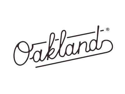 Custom lettering of my resident city ✌️ custom lettering lettering oakland oakland lettering oakland type oakland typography typography