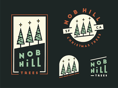 Nob Hill Christmas Tree Lot christmas christmas logo christmas tree christmas trees nob hill nob hill trees pine tree tree logo trees