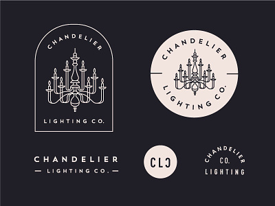 Chandelier Lighting Co. chandelier chandelier logo lamp lighting lighting logo logo