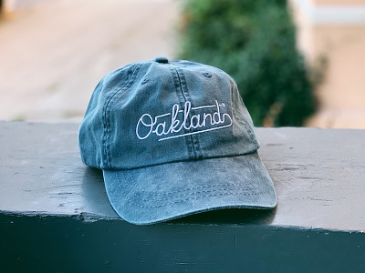 Oakland Dad Hat 🧢 apparel baseball cap cap dat hat hat lettering merch oakland