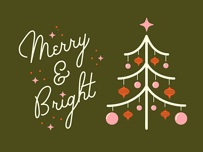 Merry & Bright ✨🎄✨ 70s bright christmas christmas tree holidays merry ornament retro tree xmas