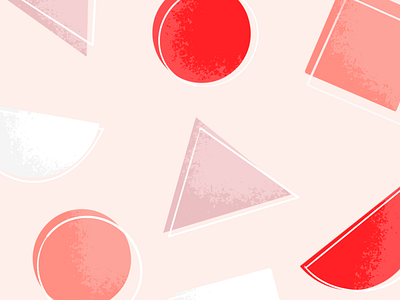 Shape/texture/color exploration color exploration gouache illustration procreate red shape texture warm