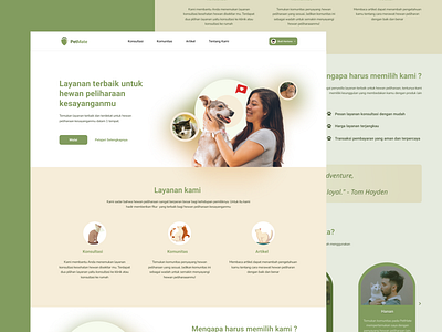 Pet Care Web Design