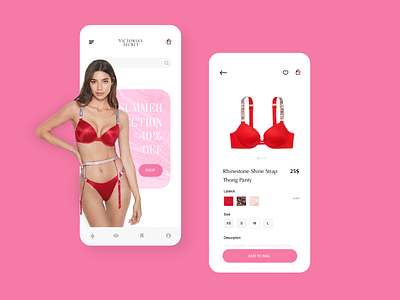 Victoria Secret UI