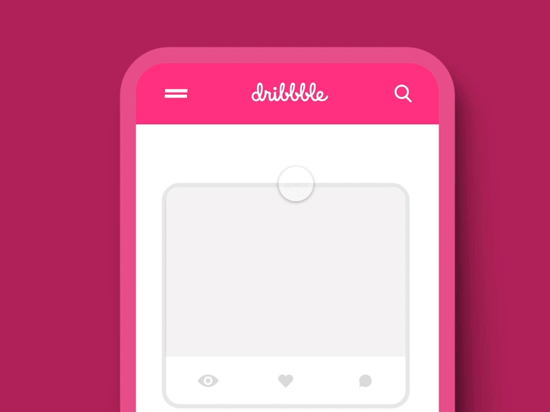 Dribble Refresh UI