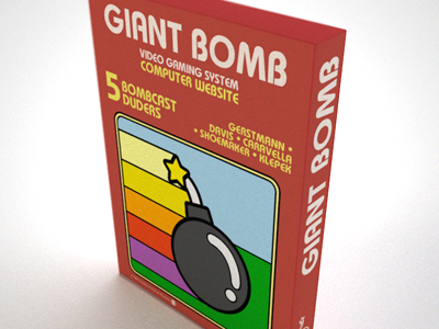 Giant Bomb Box Art atari 2600 giant bomb