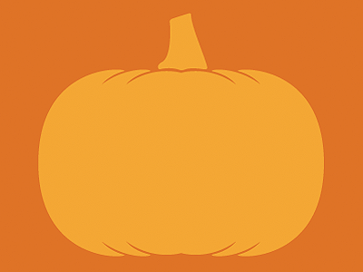 Simple Pumpkin flat pumpkin