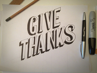 Give Thanks - Sketch