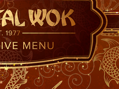 Exclusive Menu menu wok