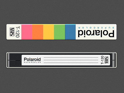Polaroid Supercolor VHS polaroid tapes vhs