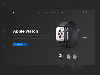 Apple Watch app apple design apple watch design figma minimal shot ui uidesign ux ux design web website