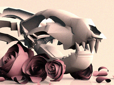 Tiger skull animated