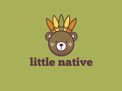 Little Native Logo design logo