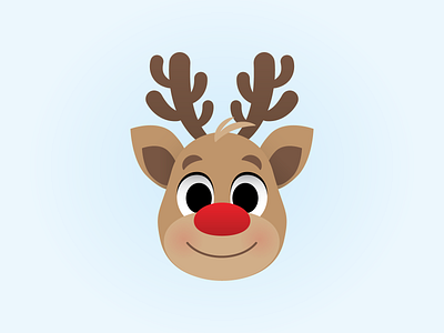 Reindeer adobe illustrator character design childrens illustration cute illustration reindeer vector