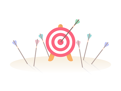 Target 🎯 adobe illustrator archery arrows goals illustration target vector