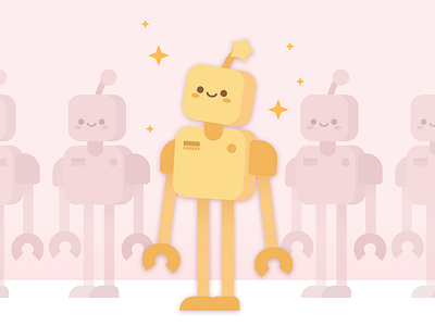 Robot character characterdesign childrens illustration cute illustration robot robots vector
