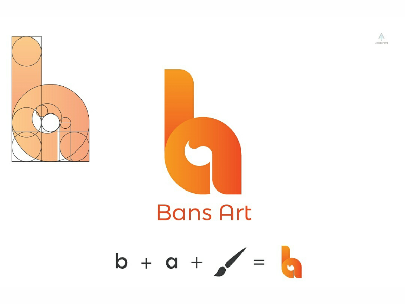 Bans Art Logo By Nurudeen Akanni On Dribbble