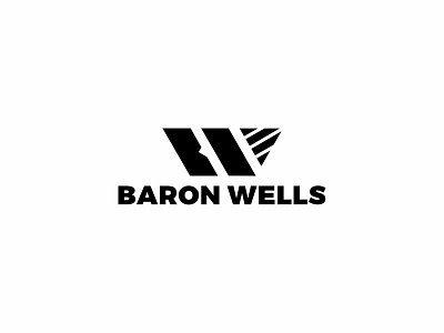 Baron Wells brand identity branding bw monogram design drilling exploration graphic design logo logo design mining monogram motion design oil and gas oil company petrol typography