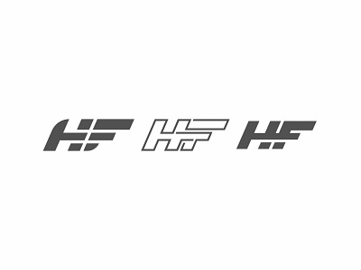 HF Exploration brand design brand identity branding graphic design hf logo logo design logo exploration monogram motion design typography
