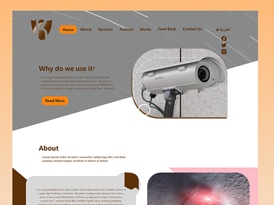 Land Page Design graphic design landpage ui ux xd