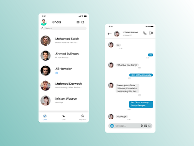 Direct Messaging UI Design