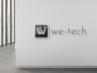 For-Sale, Logo Design! We-Tech Logo Design branding design graphic design logo typography