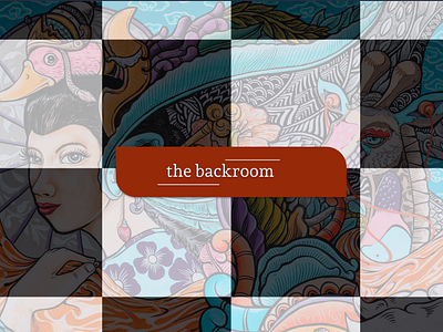 The Backroom Prototype app graphic design ui ux