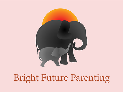Bright Future Parenting Logo branding graphic design logo