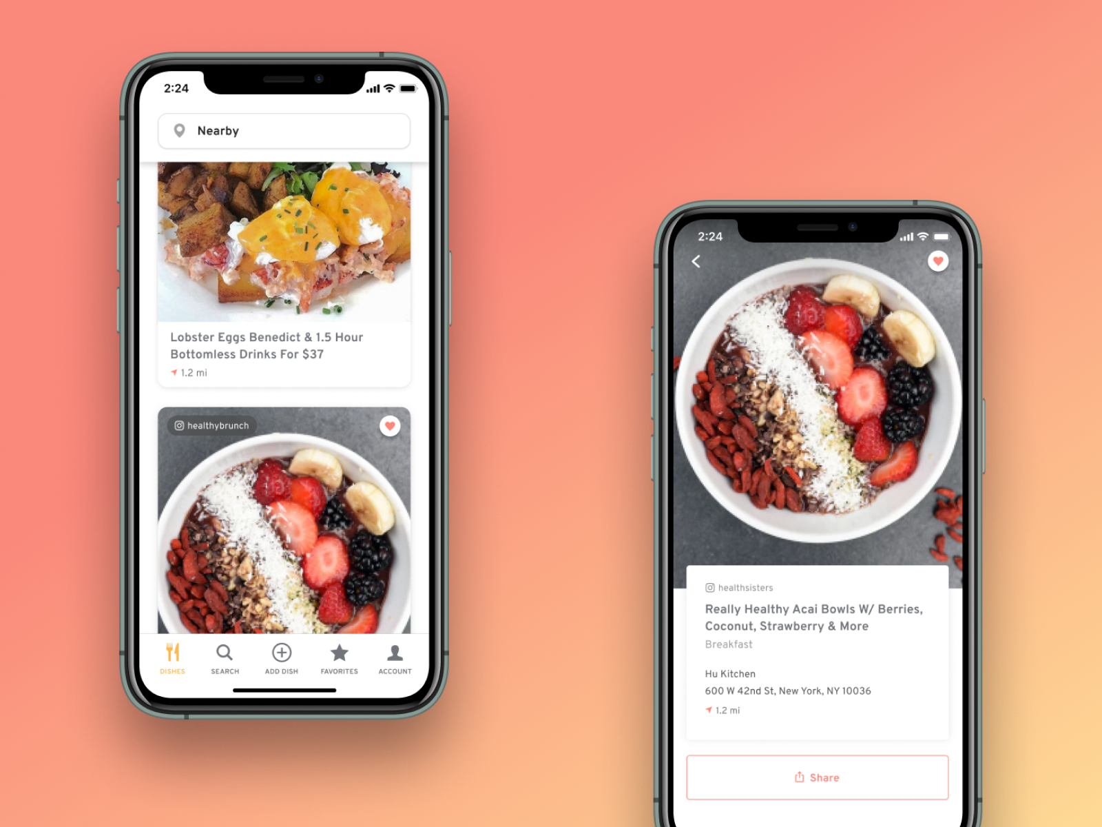 Dish Discovery by Tikh on Dribbble