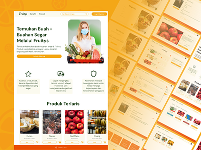 Fruitys design e commerce ui website