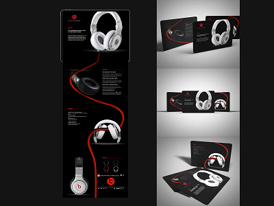 Web Design 3d art audio web design