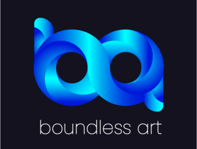 Boundless Art Logo app branding design icon logo
