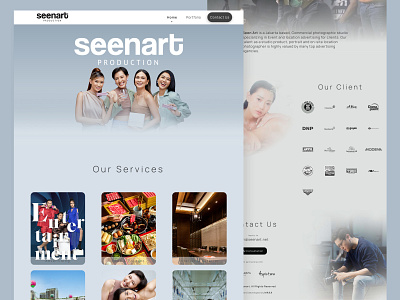 Seenart Production - Portofolio Website