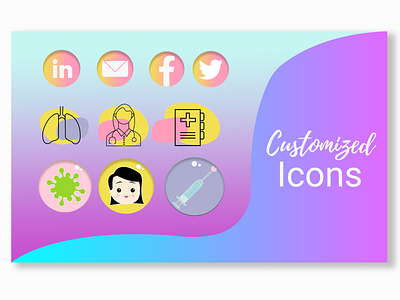 Customized Icons - Branding adobe illustrator design icon illustration