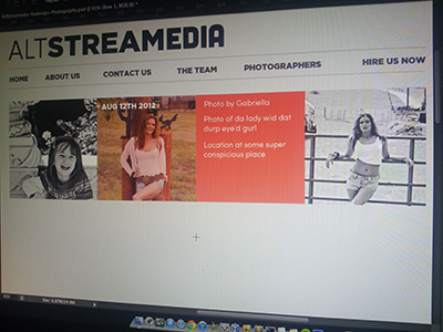 AltStreamedia Photographers Page photography screen pictures super awesome website