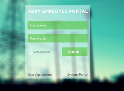 ABXY Employee Portal Login design login metro portal