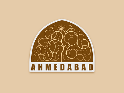 Ahmedabad Sticker - Weekly Warm-Up ahmedabad dribbble sticker weekly warm up
