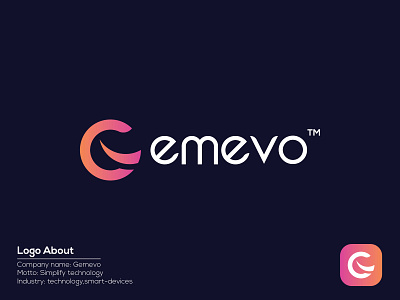 Gemevo technology logo abstractlogo branding business logo company logo design flat graphic design icon illustration logo logo maker luxury logo minimalist logo modern logo website logo wordmark logo